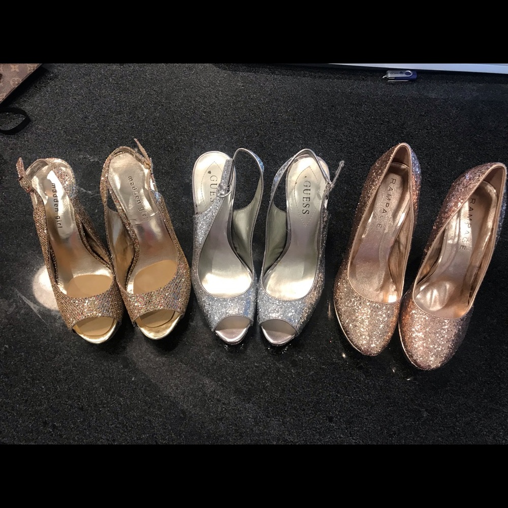 Shoes size 10 US.  Various brands all like new.
